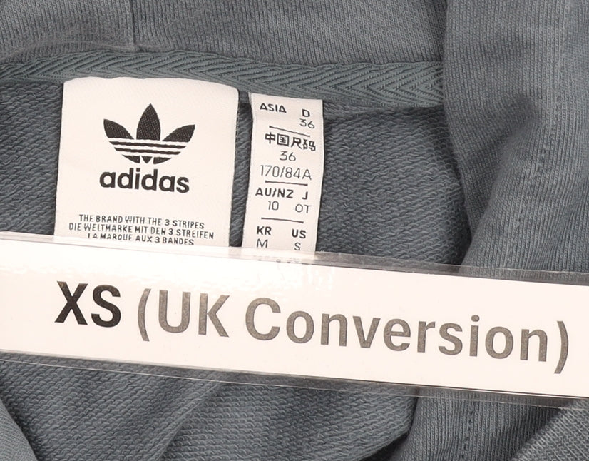 Adidas Women’s Blue XS Pullover Hoodie Long Sleeve Sports Activewear