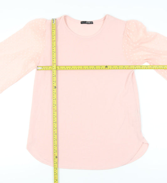 Womens UK Size 12 Quiz Pink Basic Blouse