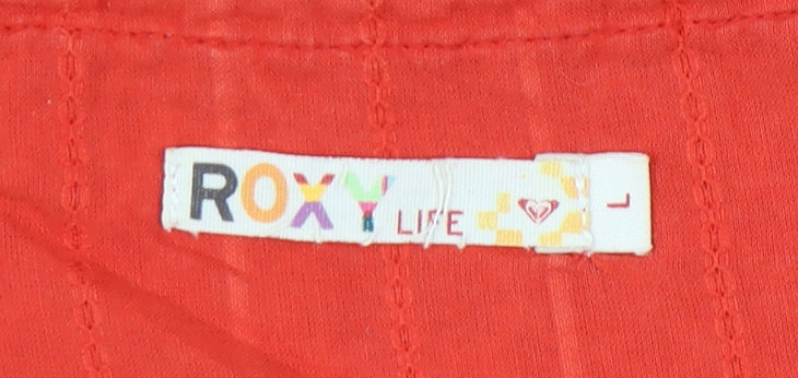 Womens UK Size L ROXY Red Tunic Blouse