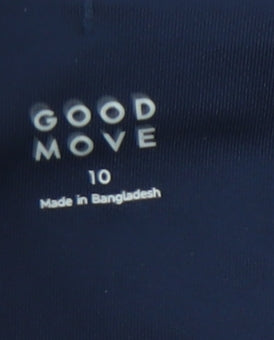 Marks and Spencer Women’s Blue Capri Leggings Size 10 Geometric Print