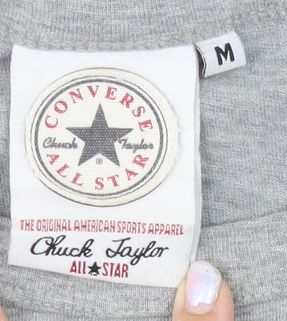 Mens UK Size M Converse Grey T-Shirt