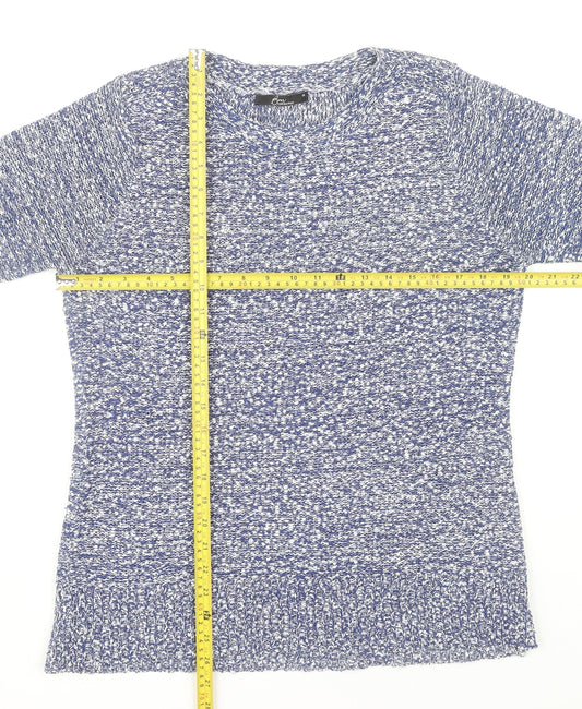 Womens UK Size M Bm collection Blue Tunic Jumper
