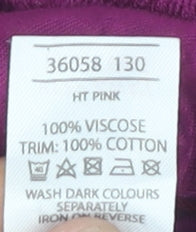 E-vie Womens Pink Crochet Trim Sleeveless Camisole Top Size 10-12