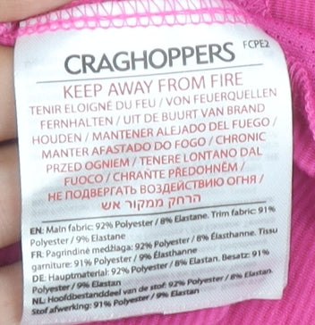 Craghoppers Women’s Pink Size 6 Short Sleeve Active T-Shirt