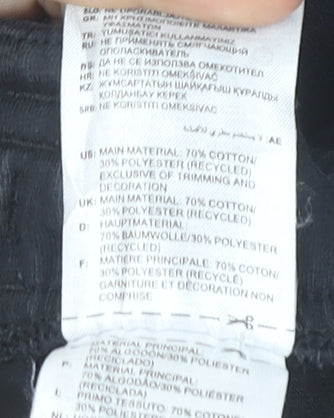 Adidas Men’s Black Jogger Trousers L Cotton Blend Tapered Sportswear