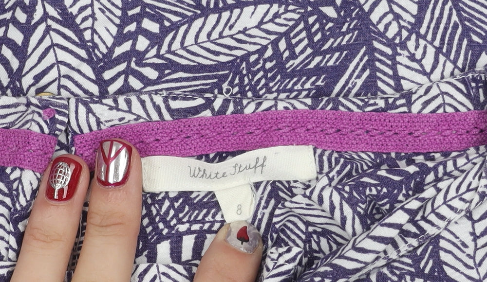 Womens UK Size 8 White Stuff Multicoloured Basic Blouse