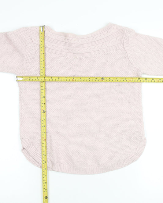 Womens UK Size S Monsoon Pink Pullover Jumper