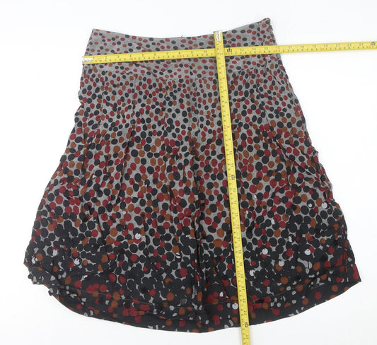 Marks and Spencer Women’s Multicoloured Polka Dot A-Line Skirt Size 10