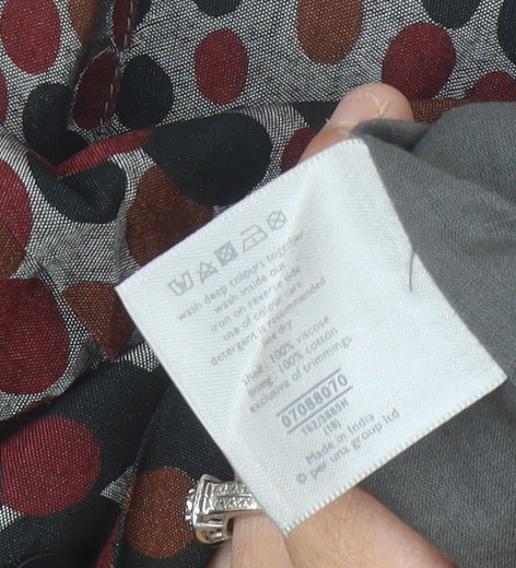 Marks and Spencer Women’s Multicoloured Polka Dot A-Line Skirt Size 10