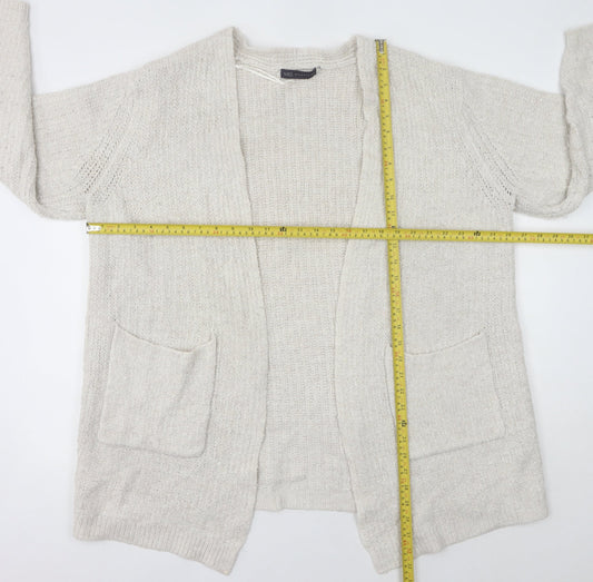 Womens UK Size L Marks and Spencer Beige Cardigan Jumper