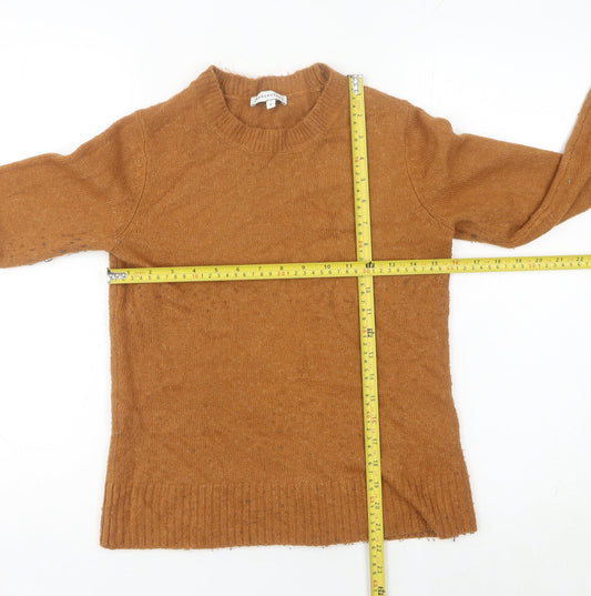 Womens UK Size 8 Warehouse Brown Pullover Jumper