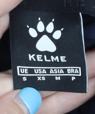 Kelme Men's Blue S Track Jacket Full Zip Stand-Up Collar 95cm Chest