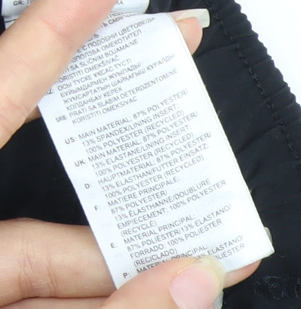 Adidas Women's Black M Track Pants Tapered Leg Elastic Waist