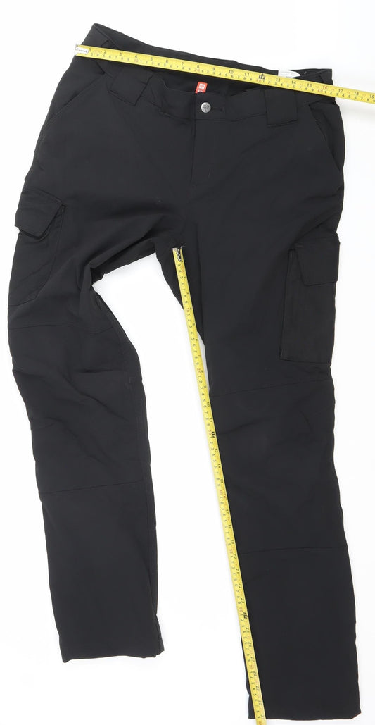 Engelbert Strauss Unisex Black M Softshell Walking Trousers Hiking Outdoor
