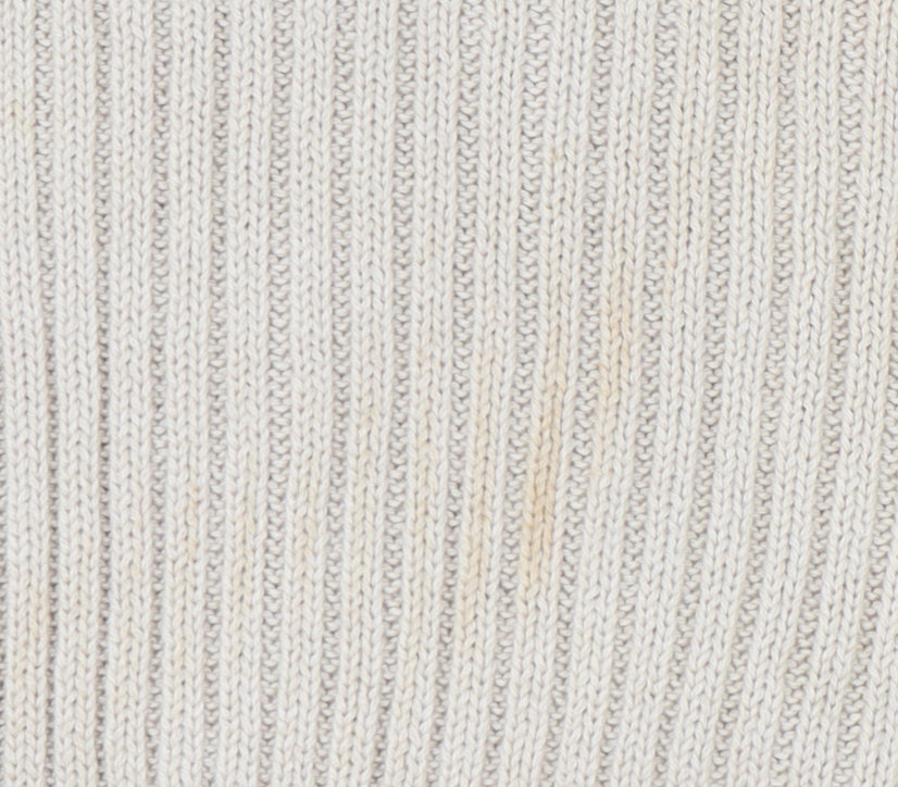 Armando Men’s Beige Roll Neck Cotton Jumper L Regular Fit