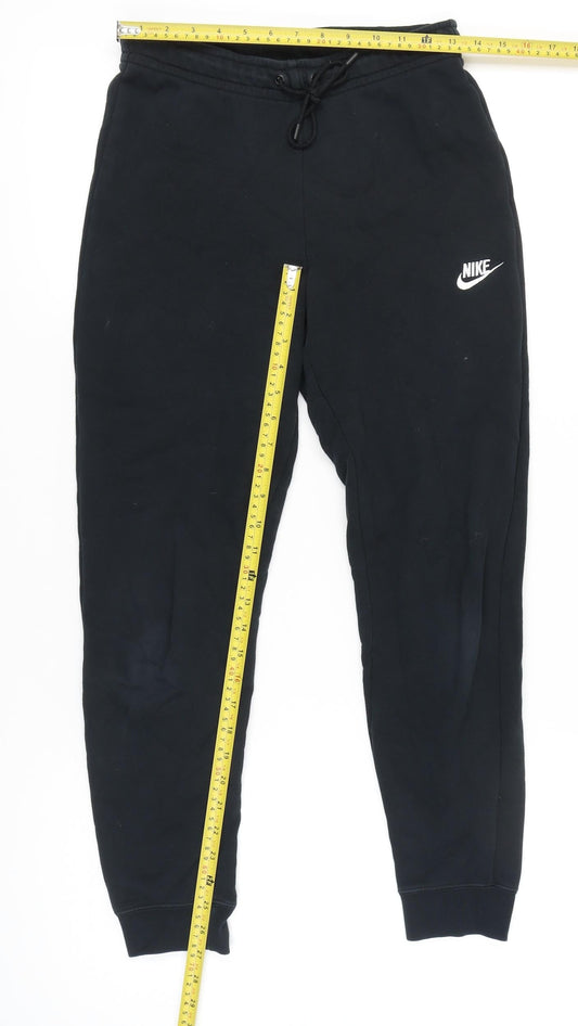 Nike Women’s Black Joggers Small Regular Fit Elastic Waist Pockets