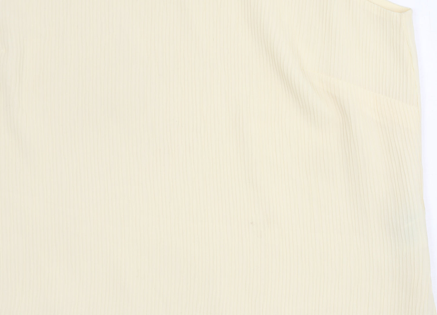 Womens UK Size 18 Marks and Spencer Yellow Basic Blouse