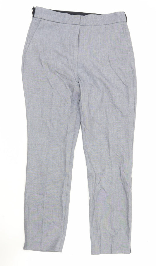 Womens UK Size L Zara Regular Fit CasualWorkwear Grey Trousers