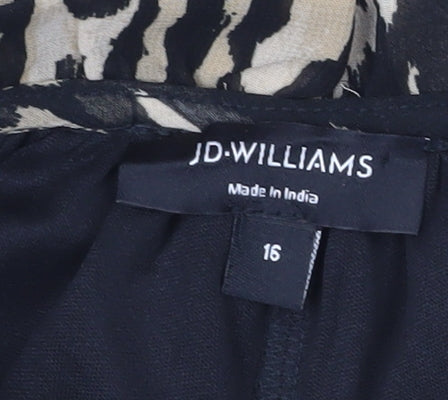 JD Williams Women’s Animal Print Midi A-Line Dress Size 16