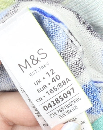 Womens UK Size 12 Marks and Spencer Multicoloured Pullover Jumper
