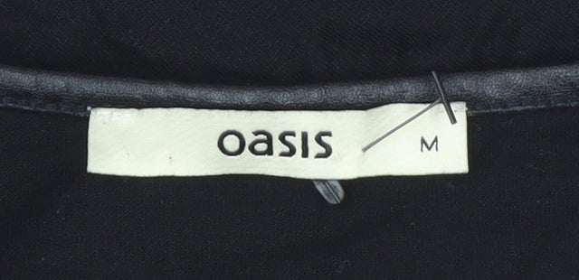 Womens UK Size M Oasis Multicoloured Basic T-Shirt