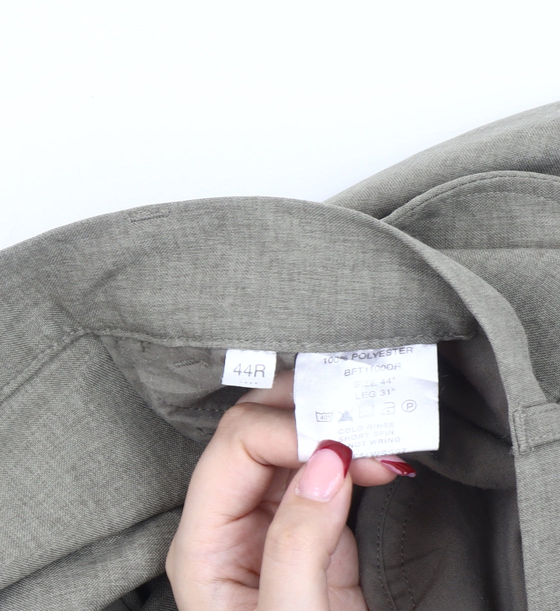 Bar Harbour Men's Beige Chino Trousers 44R Regular Fit Straight Leg