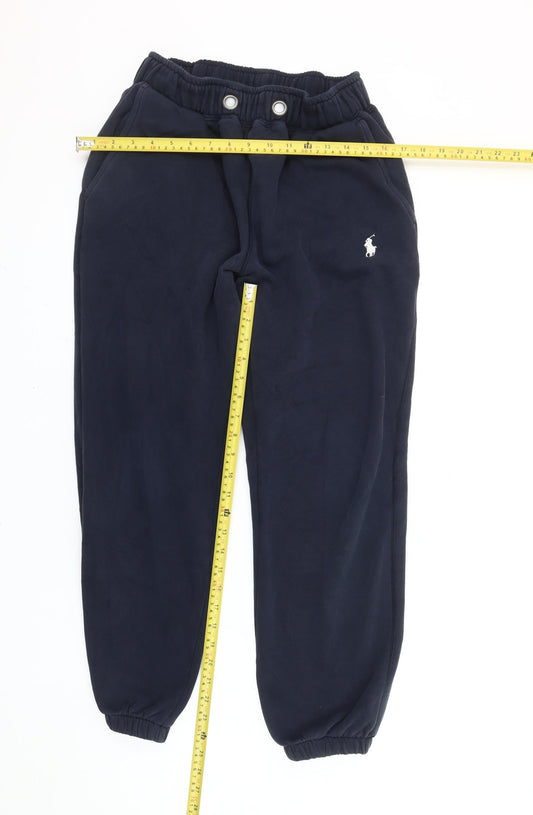 Polo Ralph Lauren Men’s Blue Cotton Fleece Jogger Trousers L