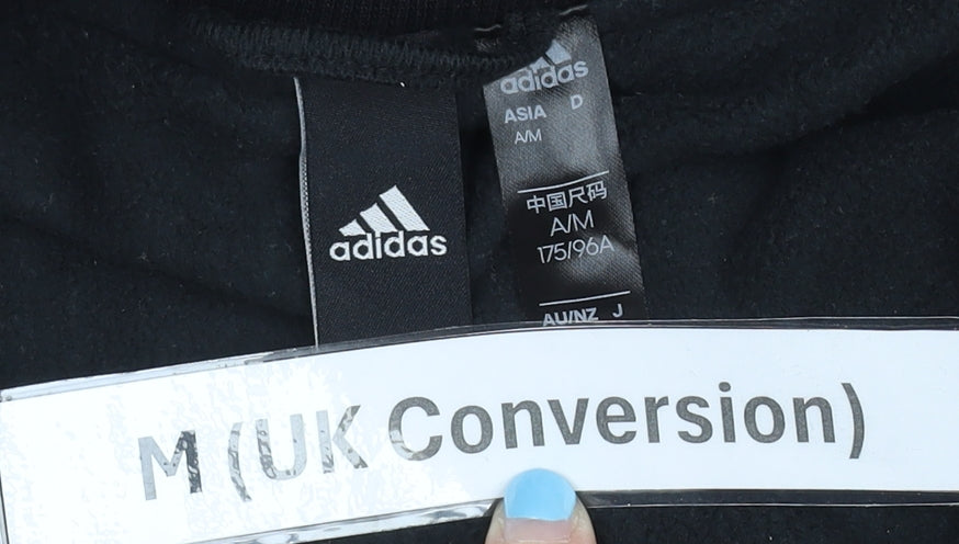 Adidas Men's Black Corduroy Bomber Jacket M Casual Sportswear