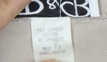 R & B Collections Women’s Beige Studded Floral Jacket M