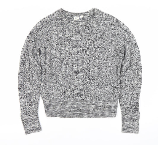 Womens UK Size M Gap Grey Pullover Jumper