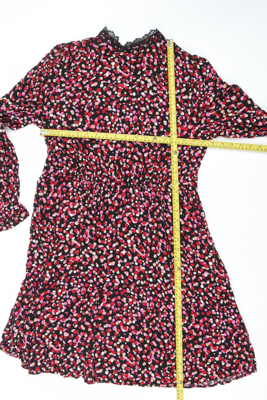 Monsoon Women’s Multicoloured Size 10 Fit & Flare Asymmetric Dress