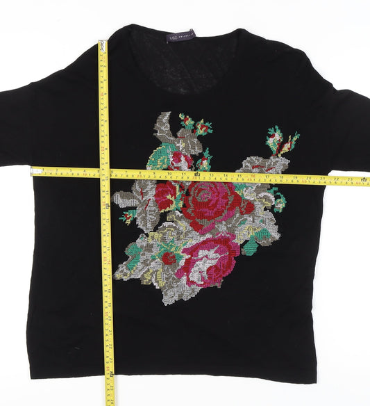 Womens UK Size 8 Marks and Spencer Black Pullover Jumper