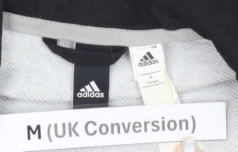 Mens UK Size M adidas Multicoloured Full Zip Hoodie