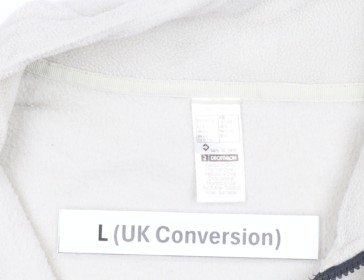 Mens UK Size L Forclaz Beige Basic Jacket