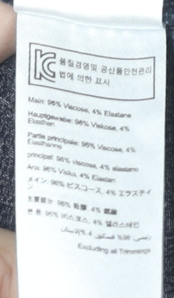 Joules Womens Blue Floral Midi Wrap Dress Size 6 Viscose