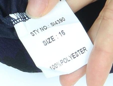 Girl In Mind Womens Multicoloured Floral Playsuit Size 16 Summer Party