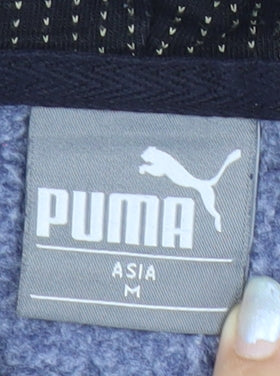 Mens UK Size S PUMA Blue Pullover Hoodie