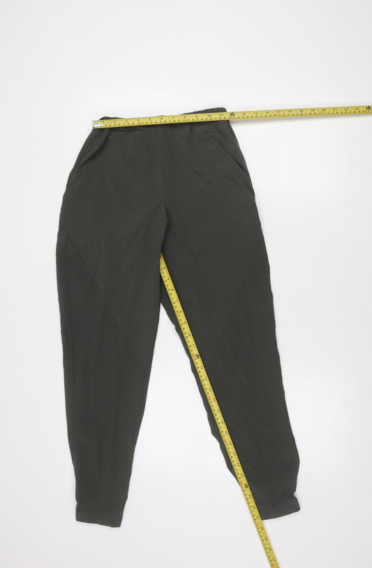 Marks and Spencer Women’s Green Size 6 Jogger Trousers Elastic Waist