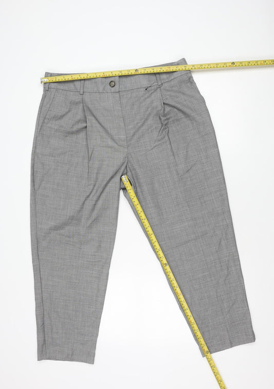 Marks and Spencer Men’s Grey 16 Regular Dress Pants Straight Leg