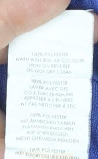 Nasty Gal Women’s Blue Wide-Leg Sleeveless Jumpsuit Size 10