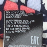 Womens UK Size 6 Marks and Spencer Multicoloured Basic Blouse