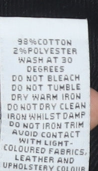 I Saw It First Women’s Black Size 12 Straight Distressed Jeans