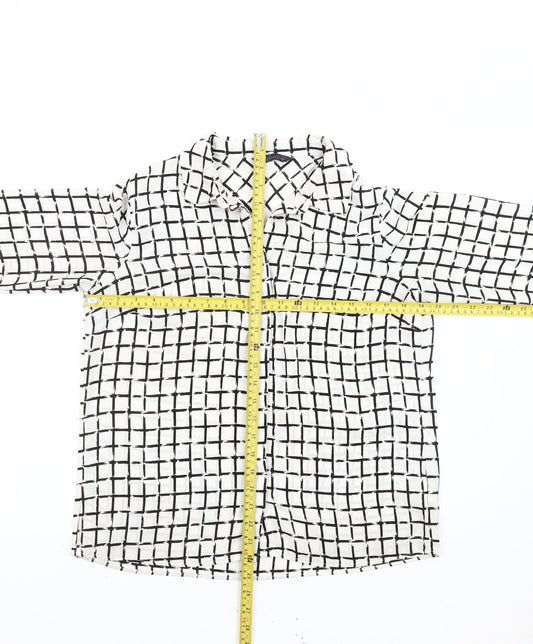 Womens UK Size 12 Marks and Spencer White Basic Blouse