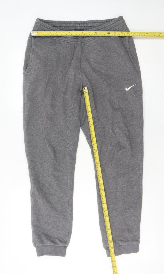Nike Men's Grey Joggers Sweatpants M Regular Fit Tapered