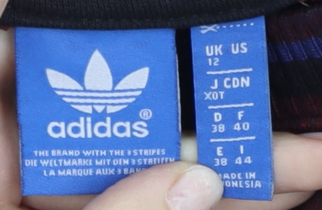 Adidas Womens Multicoloured Logo Sweatshirt Size 12 Pullover