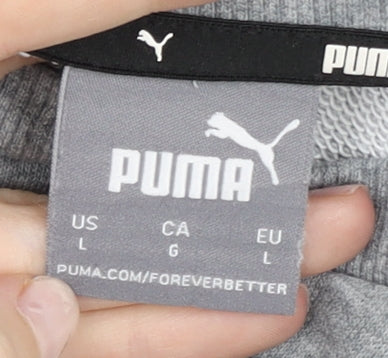 Mens UK Size L PUMA Grey Pullover Sweatshirt