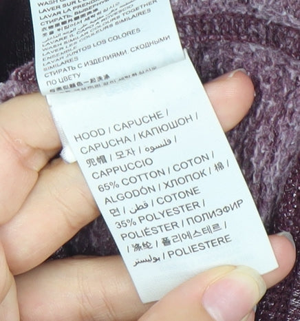 Superdry Men’s Red Pullover Hoodie Size S Graphic Logo