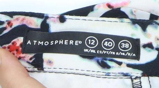 Atmosphere Women’s Multicoloured Floral Fit & Flare Dress Size 12