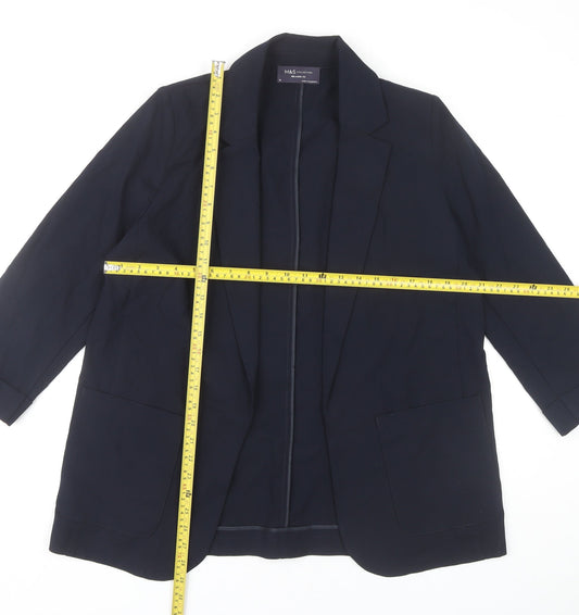 Marks and Spencer Women’s Blue Blazer Size 14 Regular Fit