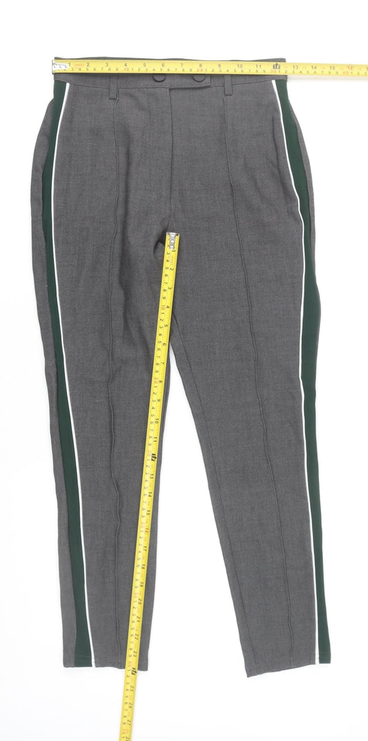 River Island Women’s Grey Petite Size 8 Slim Tapered Trousers